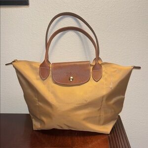 Longchamp Fawn and Brown Tote Bag - Medium